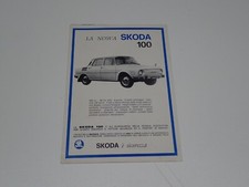 SKODA 100 L-110 L-110 R COUPE' BROCHURE DEPLIANT PROSPEKT (T48) 