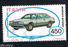 ITALIA 1 FRANCOBOLLO MACCHINA MASERATI BITURBO AUTO 1984 usato