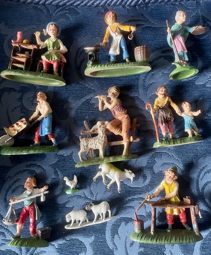 Lotto statuine plastica - lotto, in
