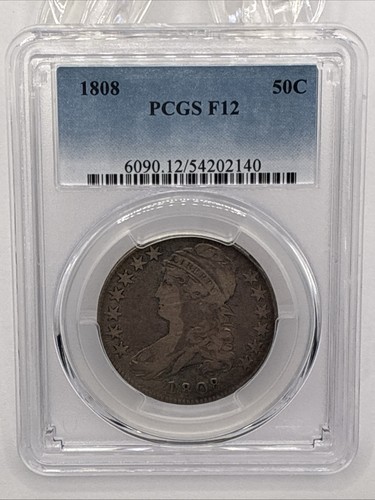 Mezzo dollaro 1808 busto - mezzo,