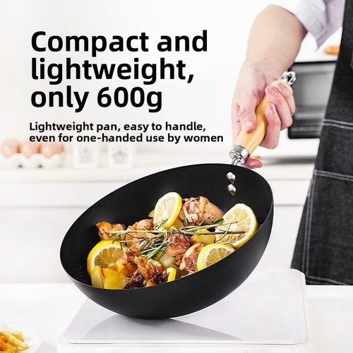 Wok leggero ghisa 22cm - in,