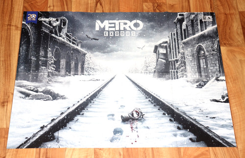 Rarissimo poster metro exodus - rarissimo,