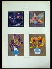 CUSCINO, RICAMO - STAMPA 1910