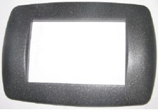 Arc Placca 3 posti nero Flash