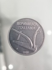 10 LIRE SPIGA DEL 1981