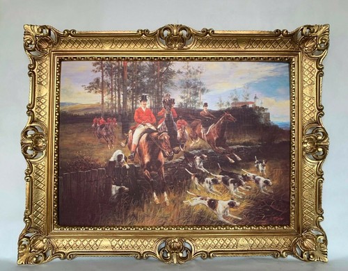 Gemälde pferde mit reiter - mit, auf