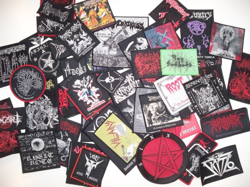 Single die hard metal patches - single,