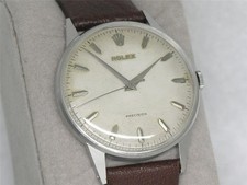 ROLEX VINTAGE 35MM MIDCENTURY ACCIAIO INOX REF. OROLOGIO DA POLSO 9022, REVISIONATO!!