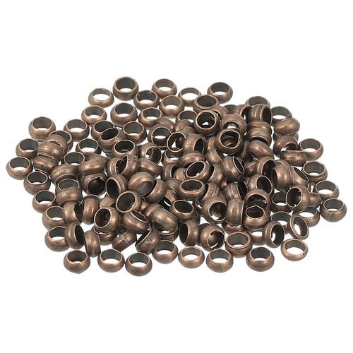 200pcs perline crimp tonde - 200pcs,