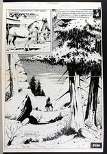 Conrack - La novia del pistolero - p. Fin - Repetto - Tavola Originale - 1982