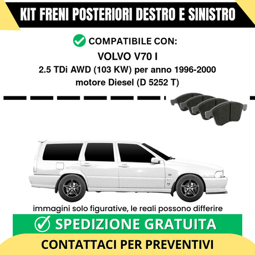 Pastiglie freno posteriori - pastiglie,