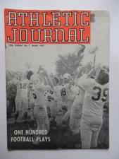 ATHLETIC JOURNAL March 1953 issue SPORT Football Illinois Highland Park 