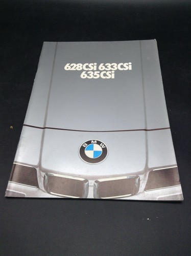Depliant auto vintage bmw628 - depliant,