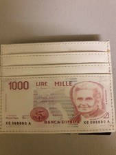 klipso portafoglio magico porta carte di credito rivoluzionario mille lire