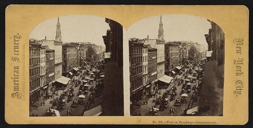 New york city broadway 1865 - york, ny
