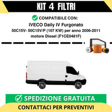 Kit 4 Filtri Tagliando per