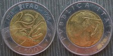ITALY  # 500 lire ND ( 1998 )