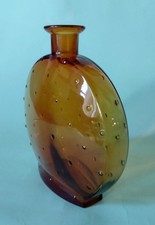 BOTTIGLIA VETRO MARRONE CON