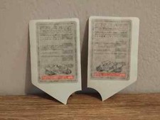 COPPIA ADESIVI COPERCHIO SERBATOIO ORIGINALI PER APRILIA RS 125 ANNI 1997 1998