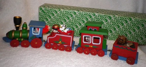 Enesco treno natale vintage - treno,