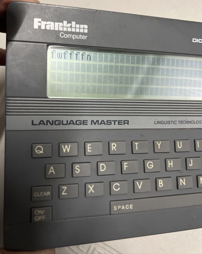 Franklin language master - franklin,