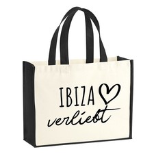 Borsa di iuta Ibiza innamorata idea regalo Ibiza regalo regalo souven