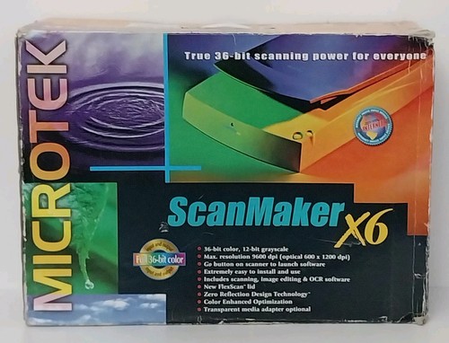 Microtek scanmaker scanner - microtek,