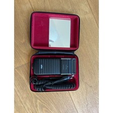 Astuccio rasoio uomo marrone Micron Vario 3 rasoio a rete tipo 5424 vintage *OTTIMO*