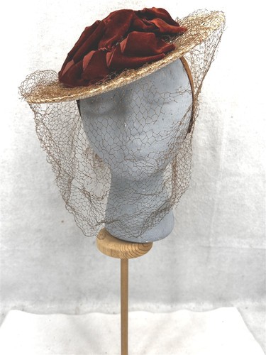 Antico cappello donna bianco - cappello,