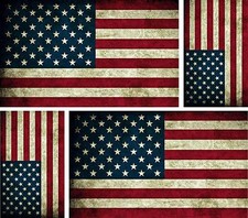 4 bandiera americana america Adesivi adesivo sticker moto auto biker usa