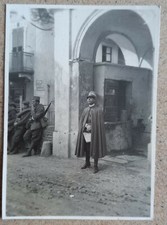 FOTO MILITARE GRANDE GUERRA WWI WWII DOVIGLISCO 1919 TARGA CAMPARI  #113