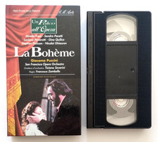 Vhs La Boheme Giacomo Puccini