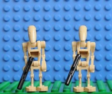 LEGO minifigures Star Wars 2x SW0001c Battle Droid + 2x gun 58247 set 7869 75086