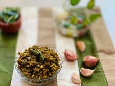 Peeling di cenere essiccato al