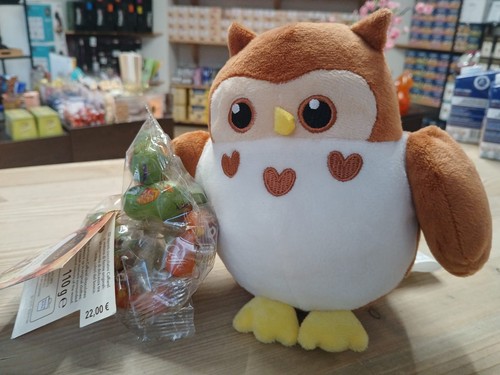 Caffarel gufo peluche gufetti - caffarel, peluche+gufetti