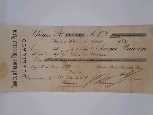 1892 banco italia e - d’italia,