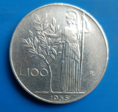 100 lire 1955 - 100,