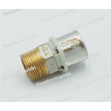 TERMINALE RACCORDO DRITTO MASCHIO 26X3 X 3/4 MULTISTRATO FIVPRESS 