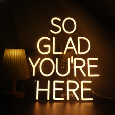 Insegna al neon a LED "So Glad