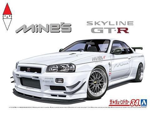 Aoshima nissan skyline - 1/24,