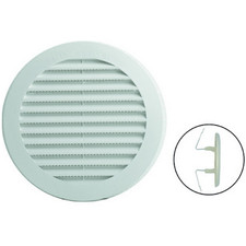 GRIGLIA DI VENTILAZIONE AREAZIONE PRESA D’ARIA TONDA IN PLASTICA CM 80/125 MURO