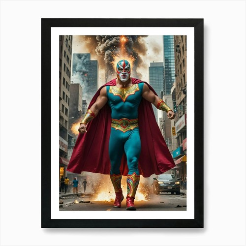 Poster gigante luchador - gigante,