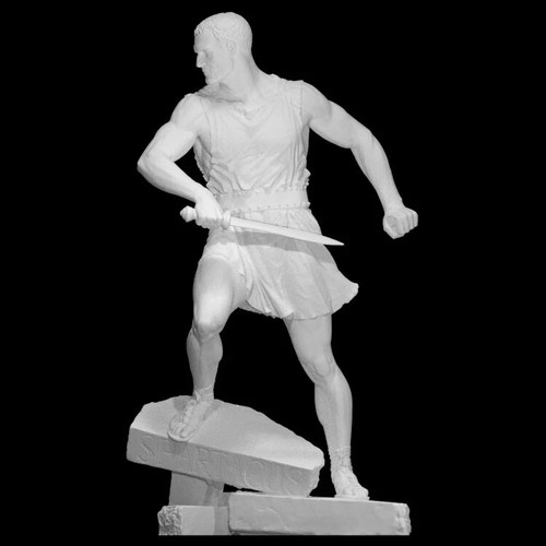 Statua spartacus scultura - di,