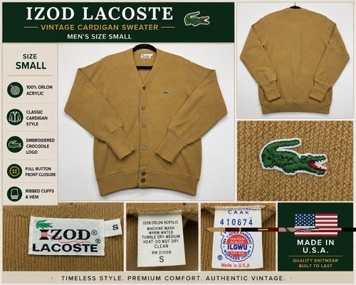 Izod lacoste cardigan uomo - izod,