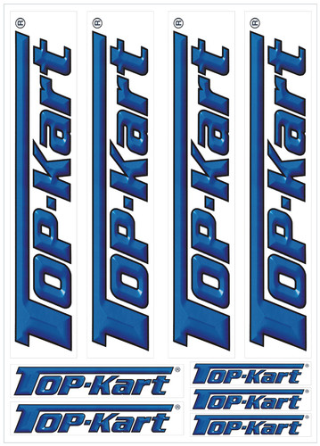 Topkart adesivi grafica - topkart,