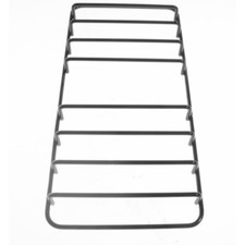 Smeg White Westinghouse griglia cucina smaltata nera 2 fuochi 46 x 22,5