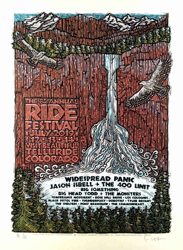 Poster ride festival - poster,