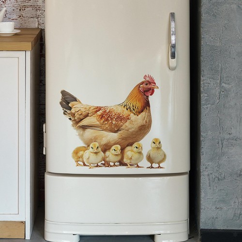 Adesivi murali con galline - adesivi,