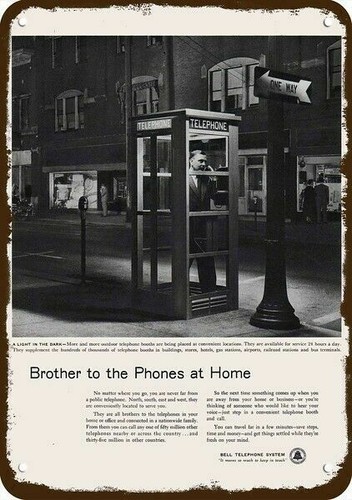 1955 bell phone cabina - 1955,