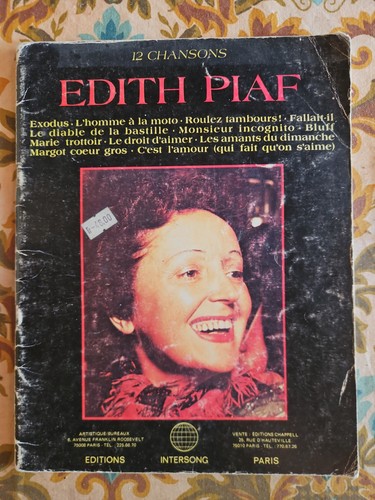 Chansons edith piaf ed - chansons,